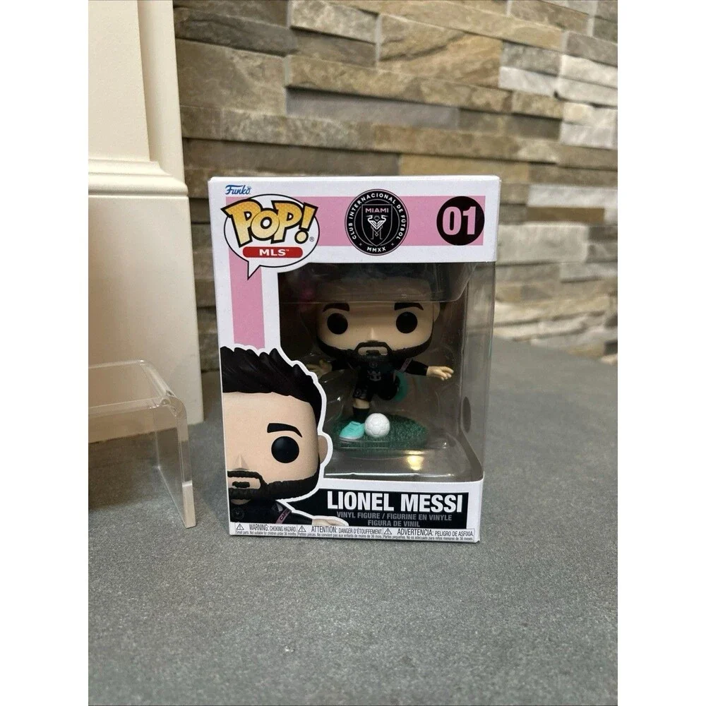 Funko Pop! World Cup Vinyl Figure Lot of 3 Messi #01 Pulisic #69 Clutch #84